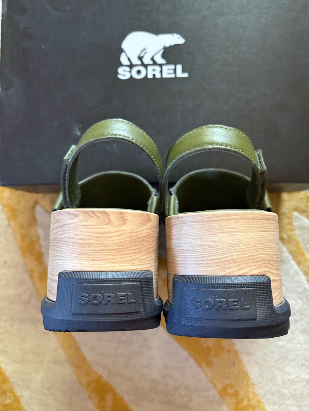 Sorel Roam'N Clog™ Rbr Utility Green & Black Sz 12 with Box - Picture 6 of 13